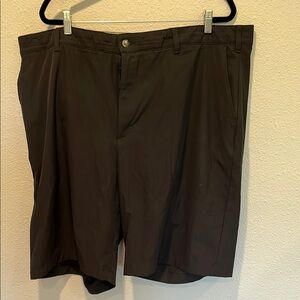 Adidas Black Flat Front Shorts Versatile Design